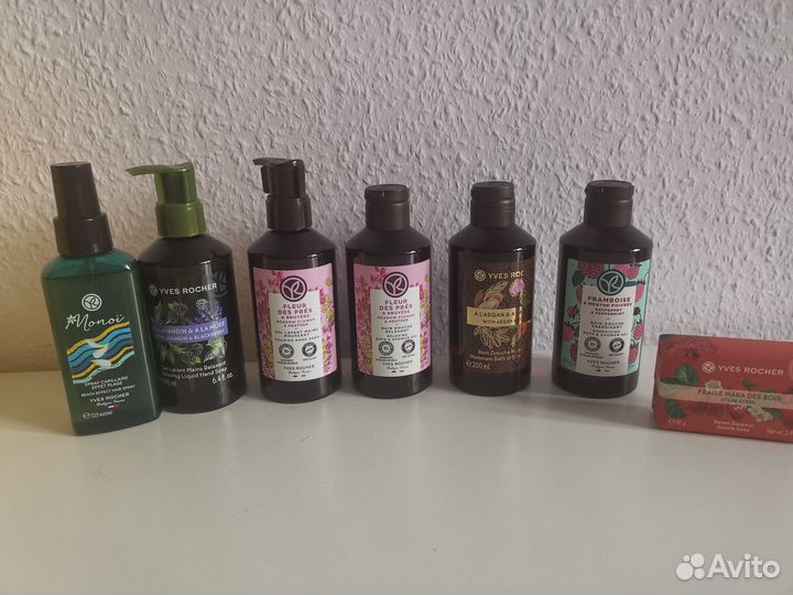 Гель для душа, шампунь, крема Yves Rocher