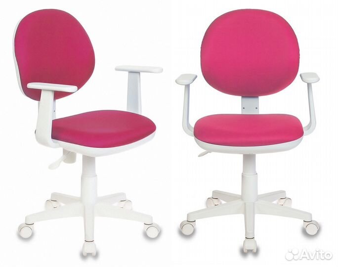 Кресло Бюрократ CH-W356 axsn 15-55 розовый