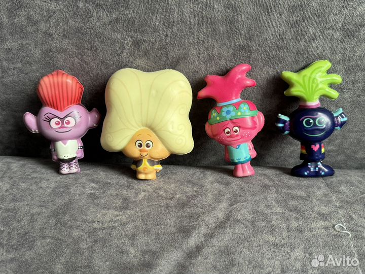 Игрушки сквиши тролли