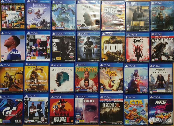 Игры ps4