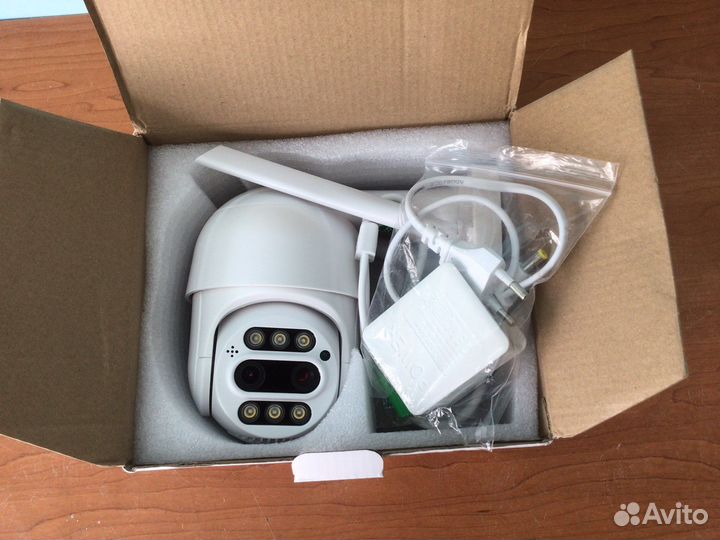 Новая уличная поворотная wi fi камера 8MP