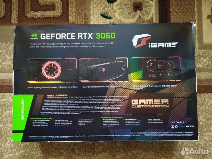 Colorful iGame RTX 3060 Advanced OC 12GB