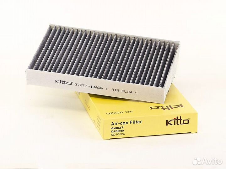 Салонный фильтр Kitto AC0182C угольный nissan