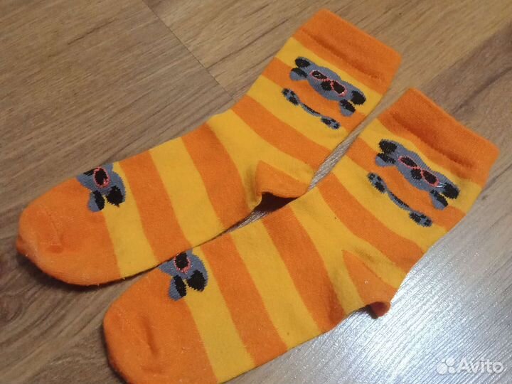 Носки детские новые 5 пар на 6-7 лет