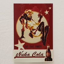 Пластиковый постер Fallout Nuka Cola Girl