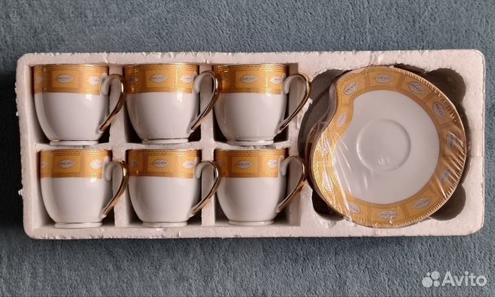 Кофейный набор новый 6 персон