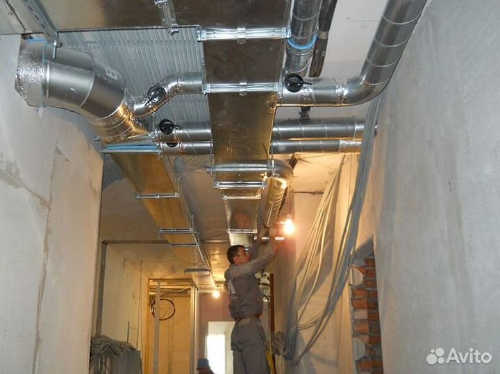 Монтаж систем вентиляции на Производстве и Кафе