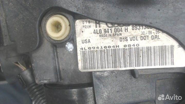 Фара (передняя) Audi Q7, 2007