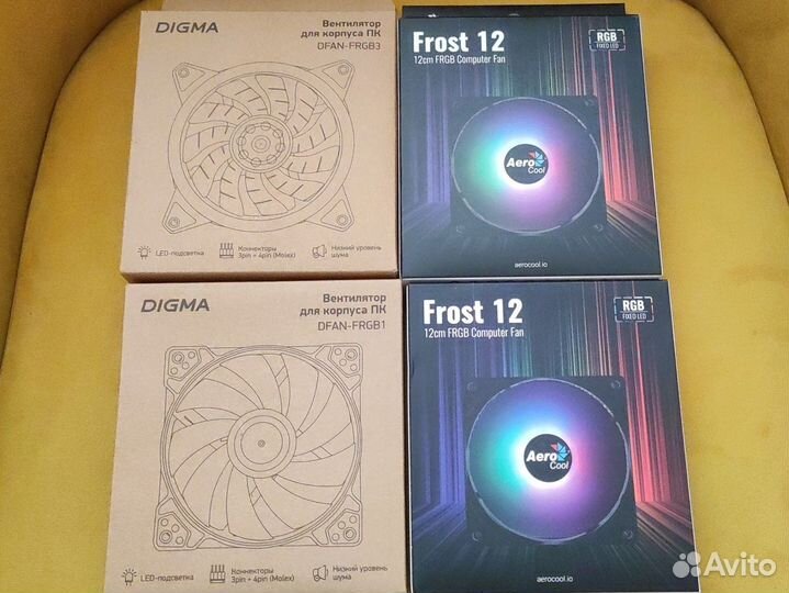 Вентиляторы 120 мм rgb