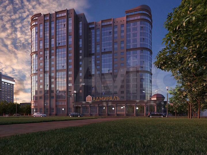 1-к. квартира, 46 м², 11/17 эт.