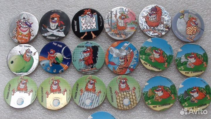 Фишки сотки кэпсы POG биты.90-х год