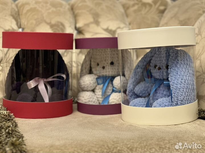 Игрушка :Зайка вязаный -ручная работа