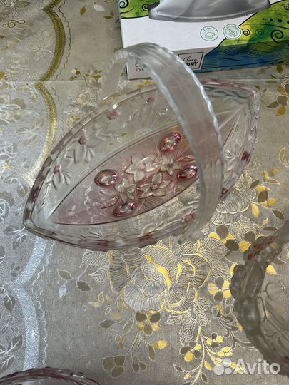Ваза хрустальная