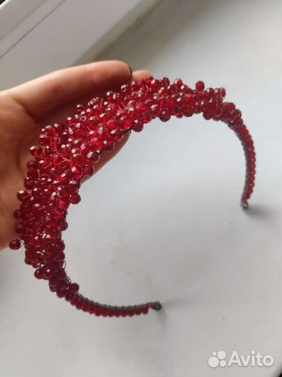 Диадема с кристаллами