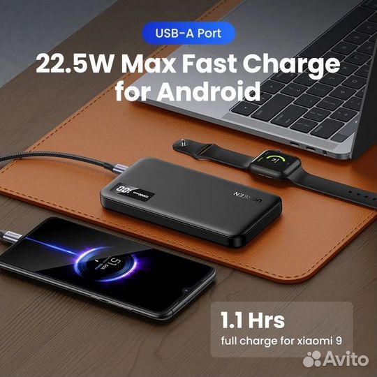 Внешний аккумулятор ugreen, 22,5 Вт, 20000 mAh
