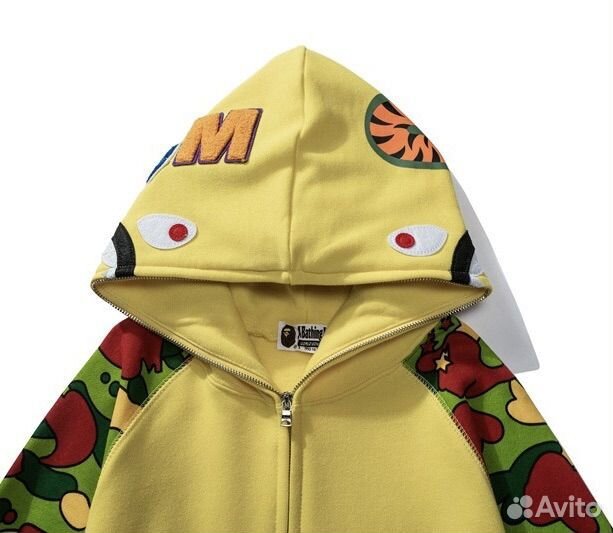 Худи Bape Shark zip