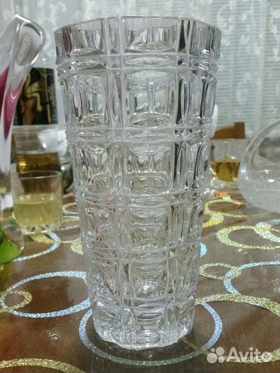 Хрустальная ваза