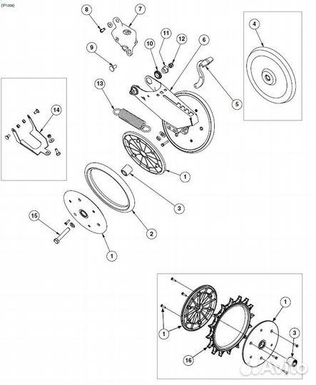 Рычаг натяжителя