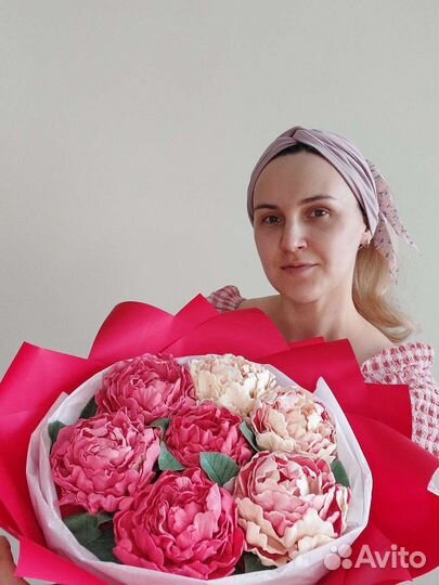 Букет из шоколадных цветов