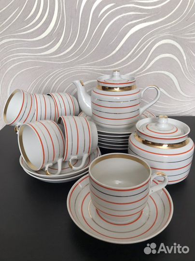 Чайный сервиз вербилки СССР