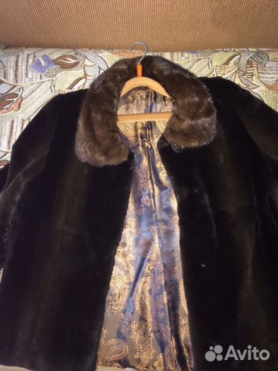 Шуба из стриженного бобра