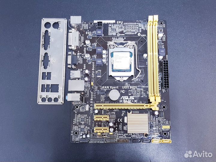 LGA 1150 Asus h81m-k Материнская плата