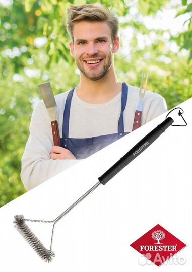 Щётка для чистки гриля Forester