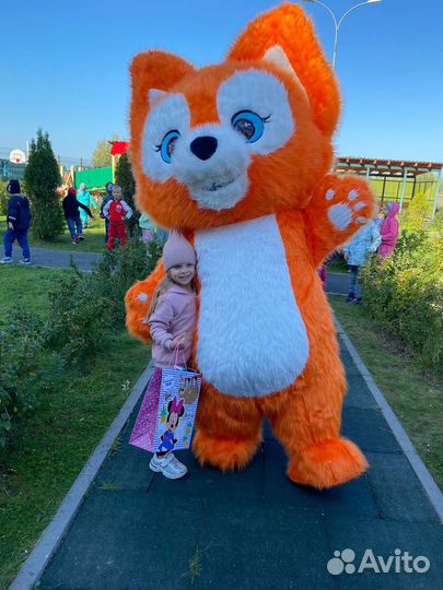 Ростовой костюм рыжий лисенок,заводское качесво