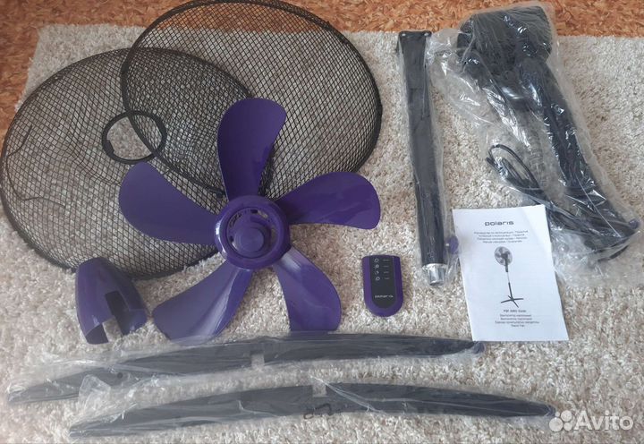 Вентилятор напольный с пультом