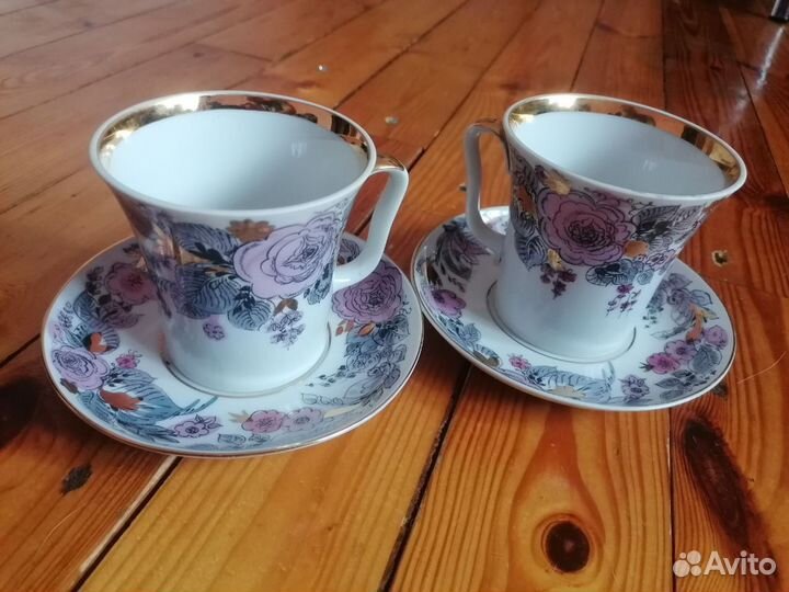 Бокал с блюдцем 