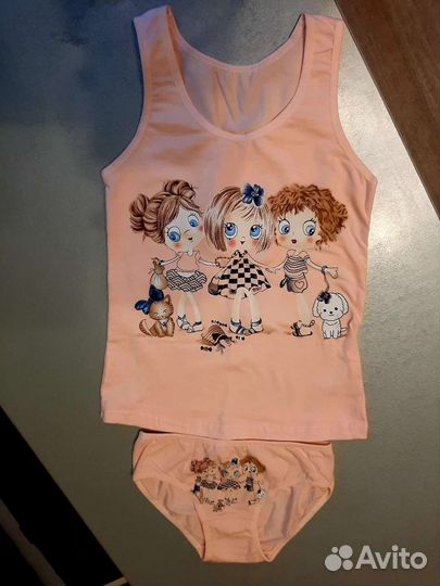 Комплект майка Новая и трусы