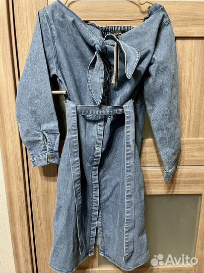 Джинсовое платье