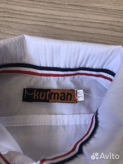 Рубашка белая р.104-110