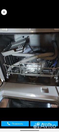 Компактная настольная посудомоечная машинка