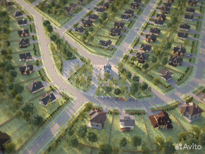 Проектирование коттеджных поселков 3д визуализация