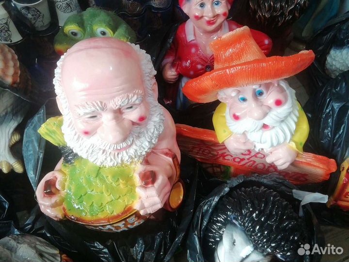 Садовые фигуры из гипса