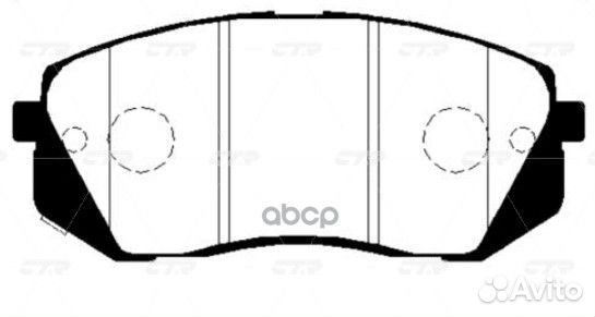 Ckkh-47 Колодки тормозные дисковые GK0501 CTR