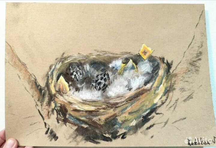 Картина пастелью 