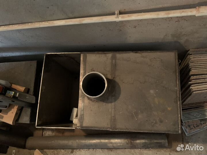 Печь для бани с баком