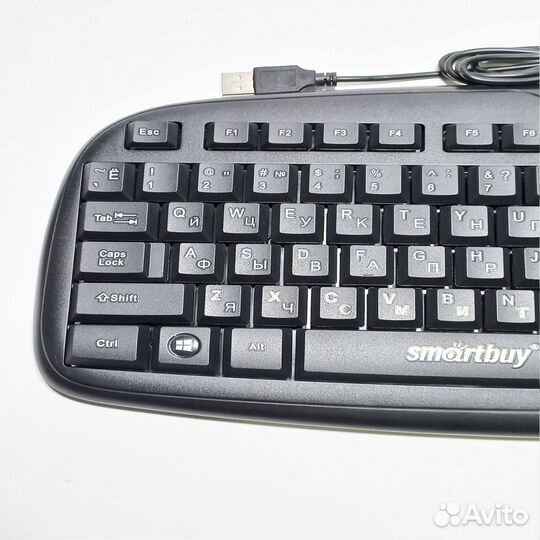 Клавиатура проводная Smartbuy ONE 116 черная, USB, SBK-116-K