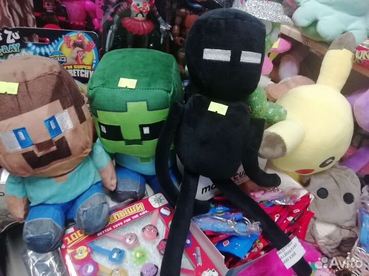 Майнкрафт персонаж мягкий 25 см