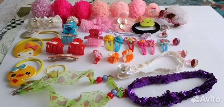 Резинки заколки аксессуары для девочки