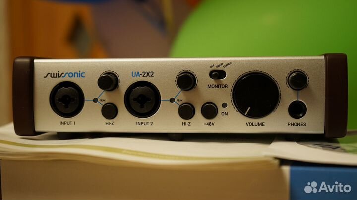 Звуковая карта внешняя usb Swissonic UA-2X2