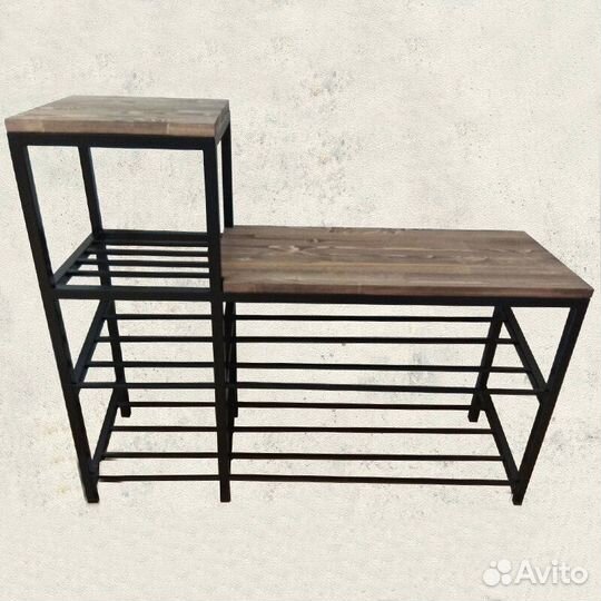 Обувница в стиле лофт