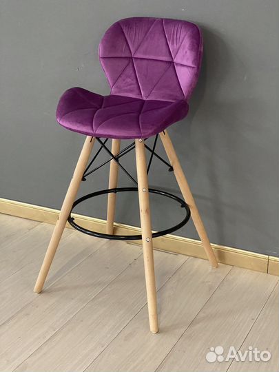 Стул барный DC777B малиновый