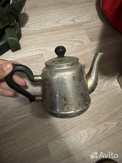 Мельхиоровый чайник винтаж мнц