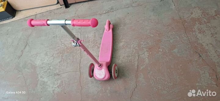 Самокат детский трехколесный бу