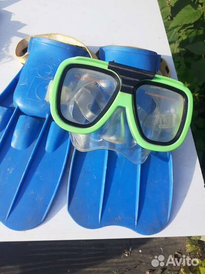 Маска с ластами