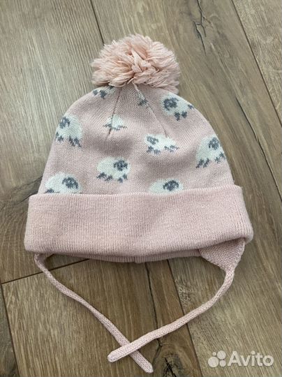 Шапка для девочки zara, reima