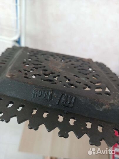 Чугунная визитница 1974